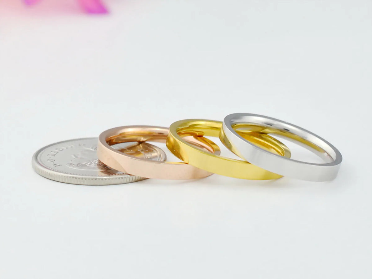 Baby Stats Personalized Ring
