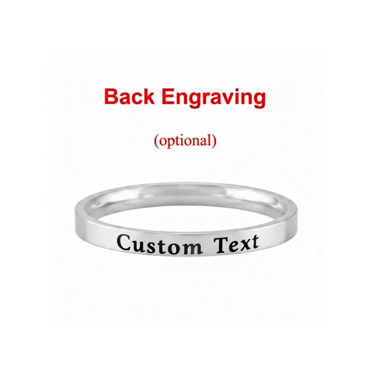 Custom Engraved Stainless Steel Ring