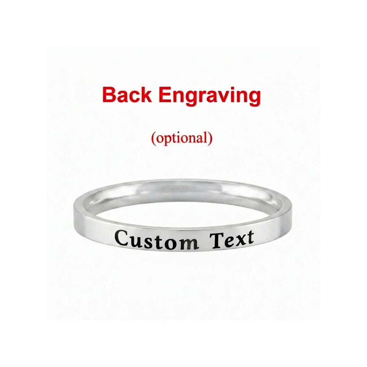 Let Go & Let God – Stainless Steel Band Ring, Christian Faith Quote Ring, Inspirational Encouragement Gift for Sisters, Friends, Christmas