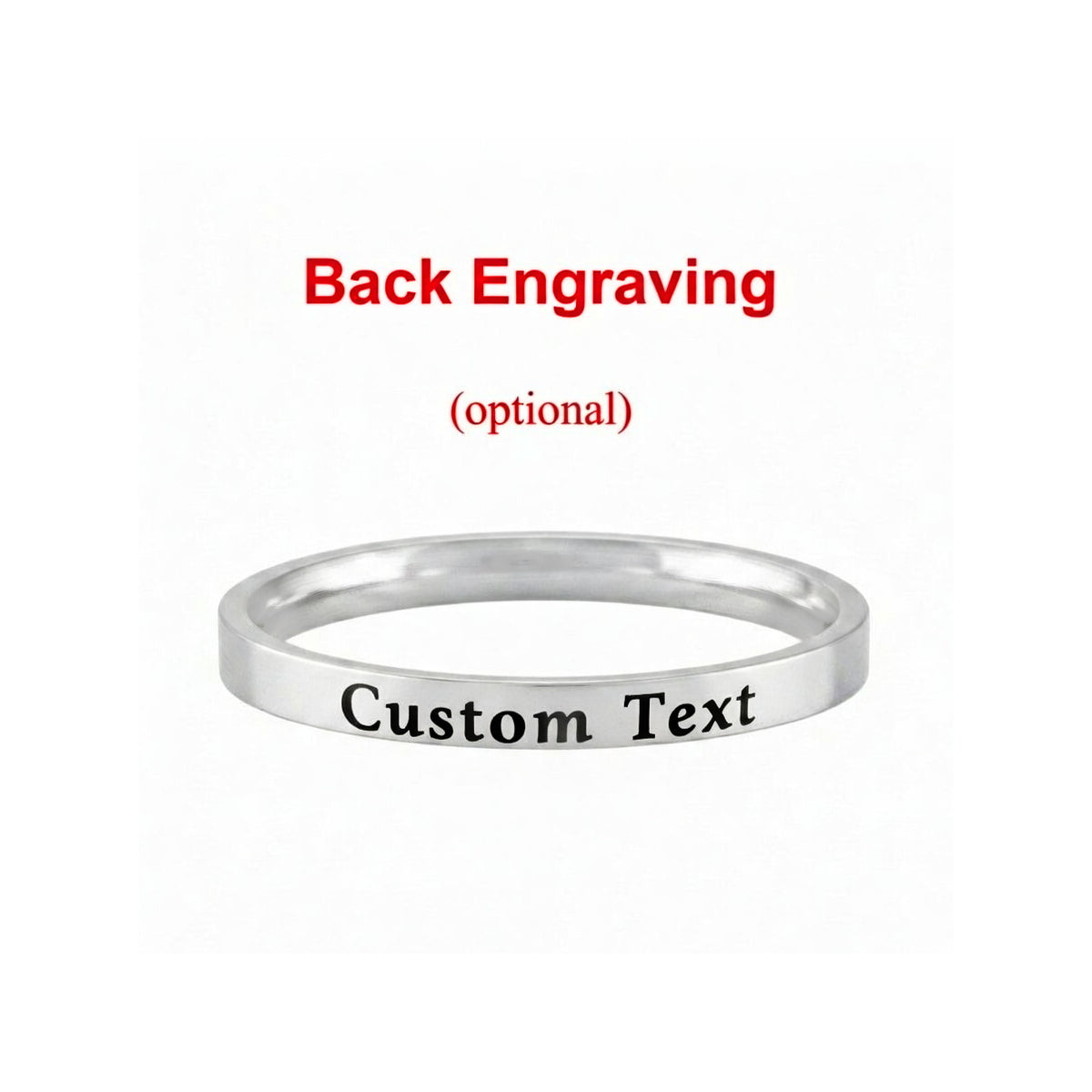 Personalized Pet Name Ring with Paw Prints